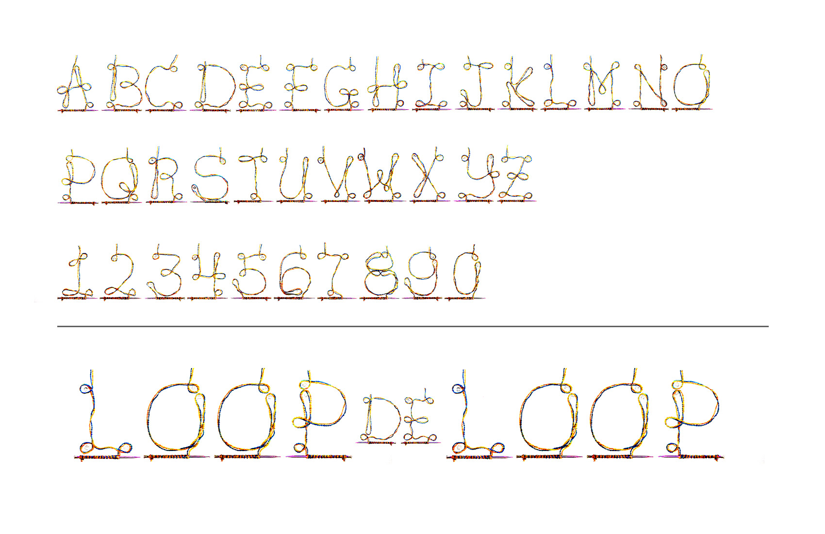 Loop-de-Loop typeface