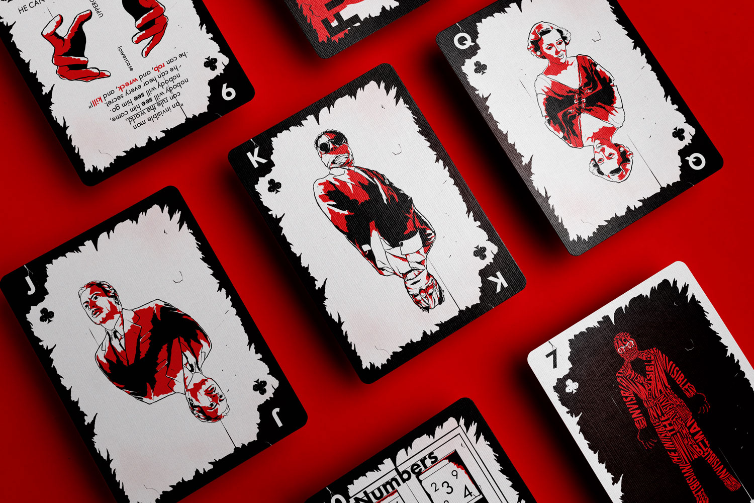 Faces of Fear playing cards