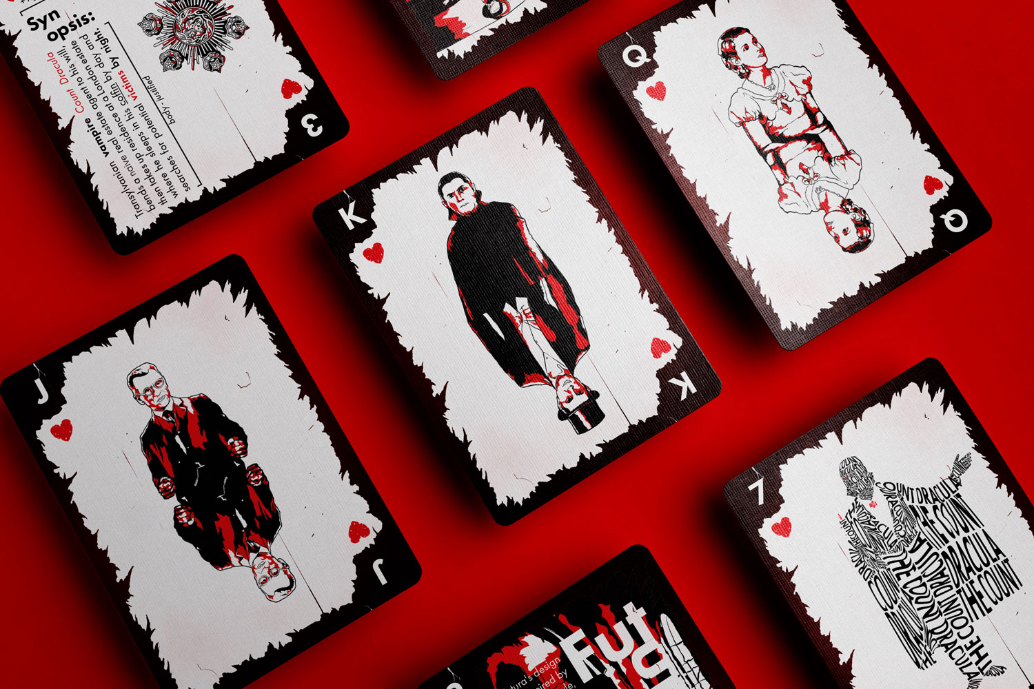 Faces of Fear playing cards