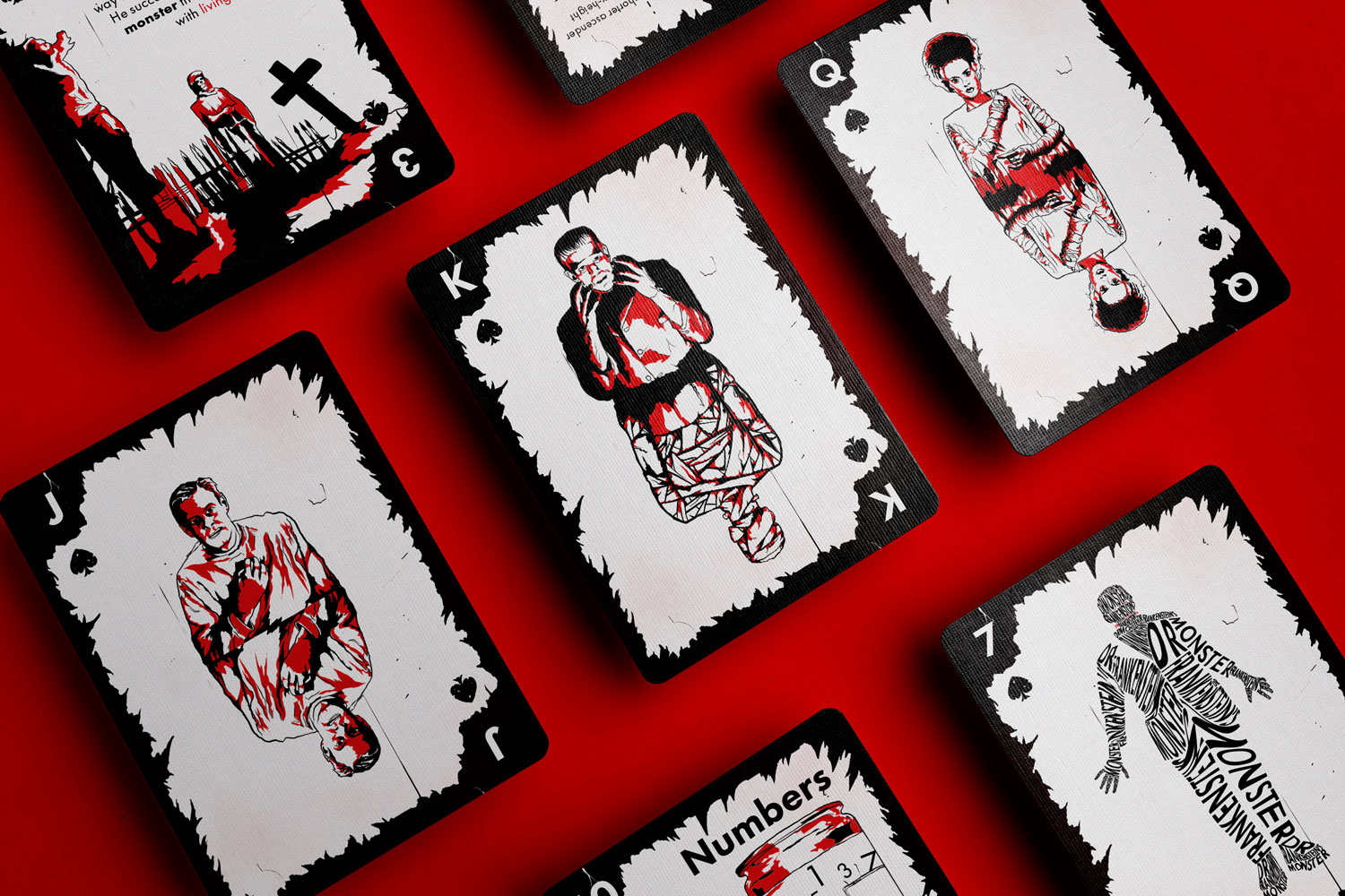 Faces of Fear playing cards