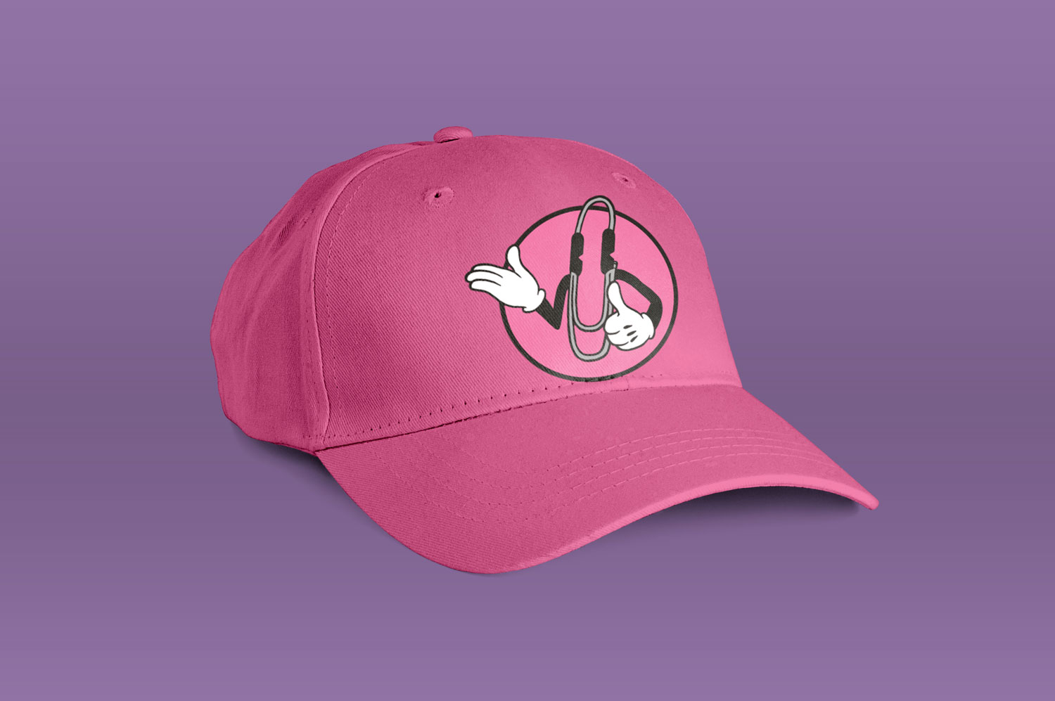 Peppy Clips pink cap