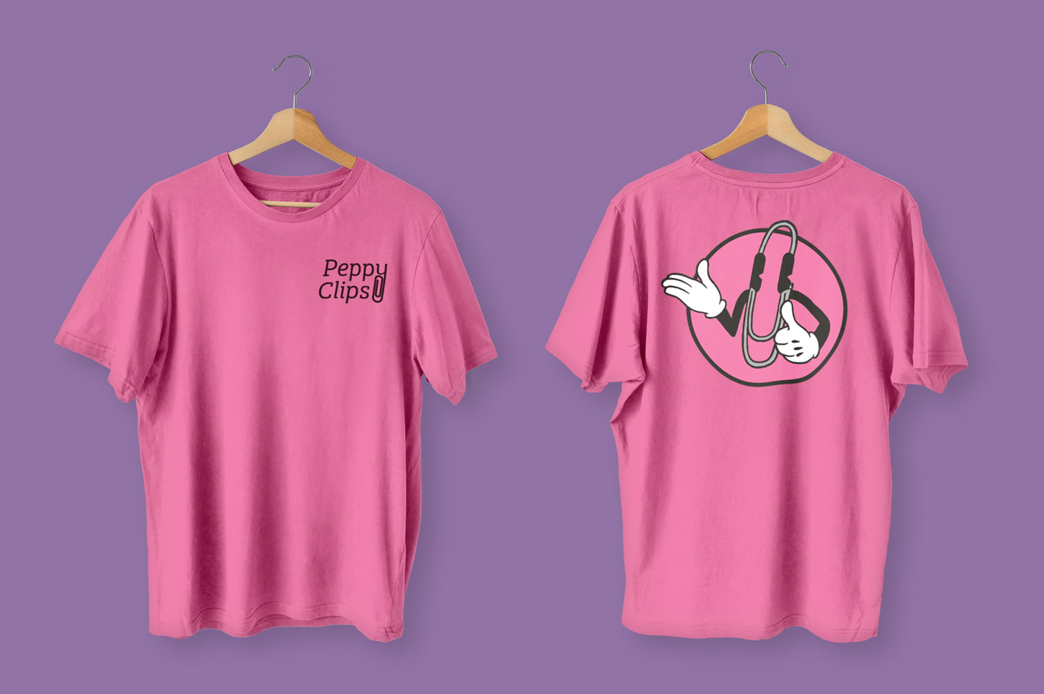 Peppy Clips pink shirt